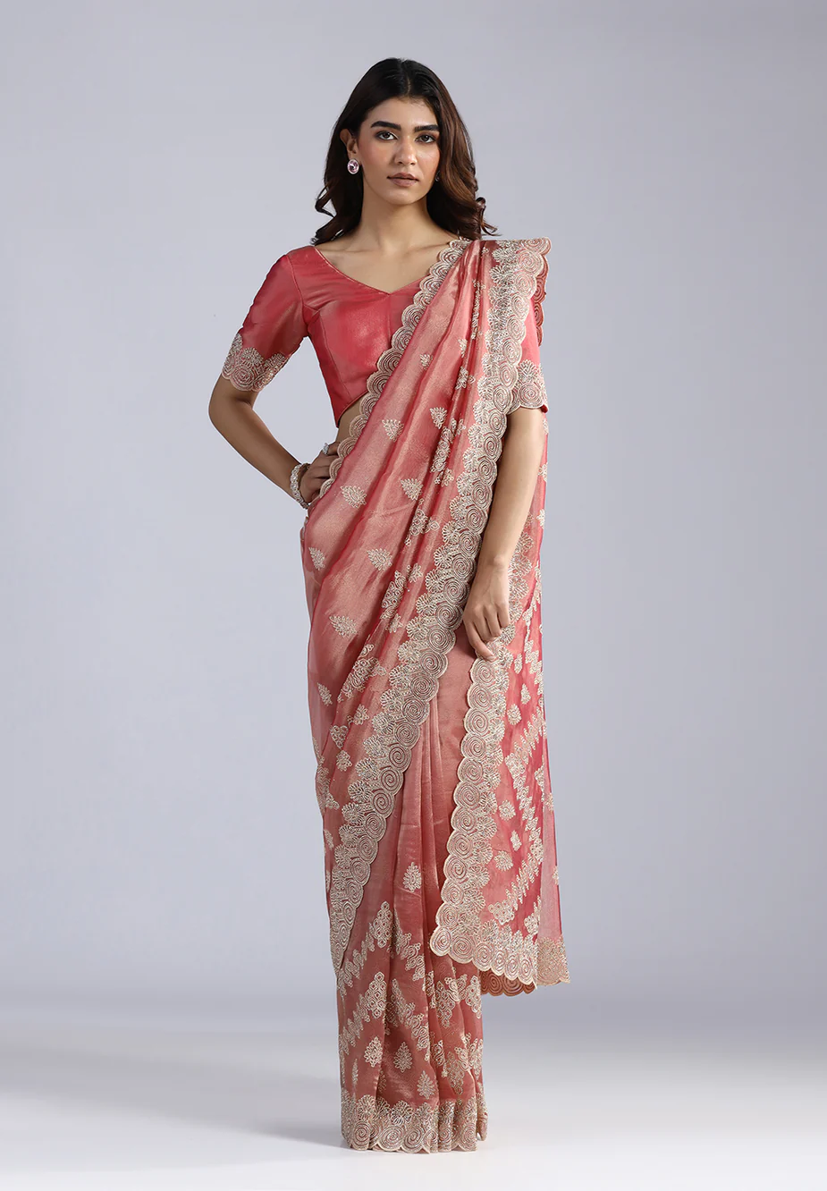 Embroidered Elegance Saree